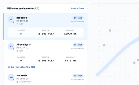 NAVIX — Suivi de flotte sans boîtier